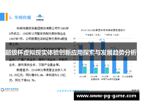 超级杯虚拟现实体验创新应用探索与发展趋势分析